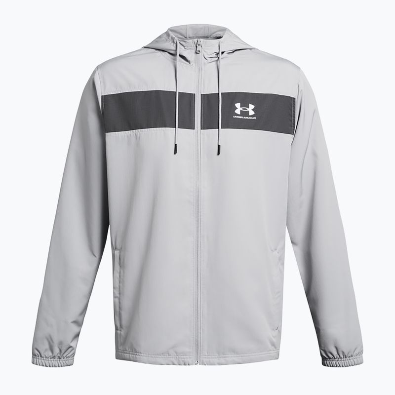 Kurtka przeciwwiatrowa męska Under Armour Sportstyle Windbreaker mod gray/castlerock/white 3