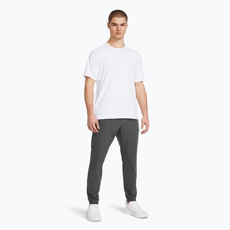 Spodnie męskie Under Armour Stretch Woven Joggers castlerock/black 2