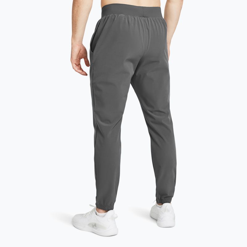 Spodnie męskie Under Armour Stretch Woven Joggers castlerock/black 3