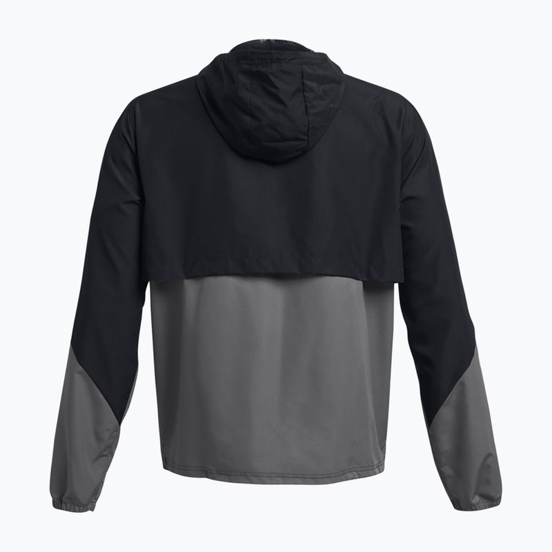 Kurtka treningowa męska Under Armour Legacy Windbreaker black/castlerock/ castlerock 5