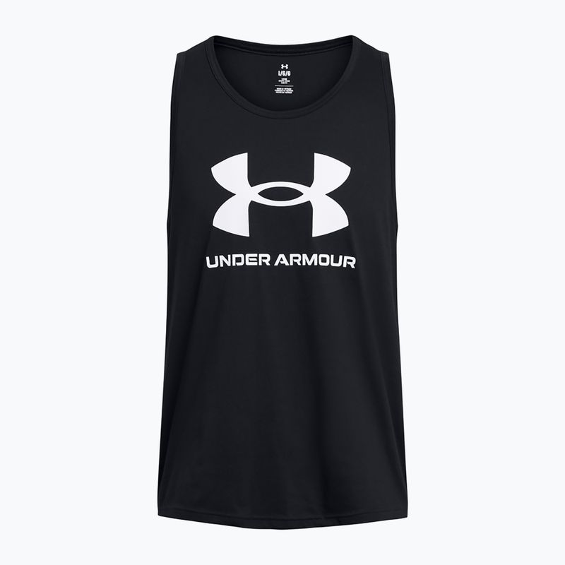 Koszulka męska Under Armour Sportstyle Logo black/white 3