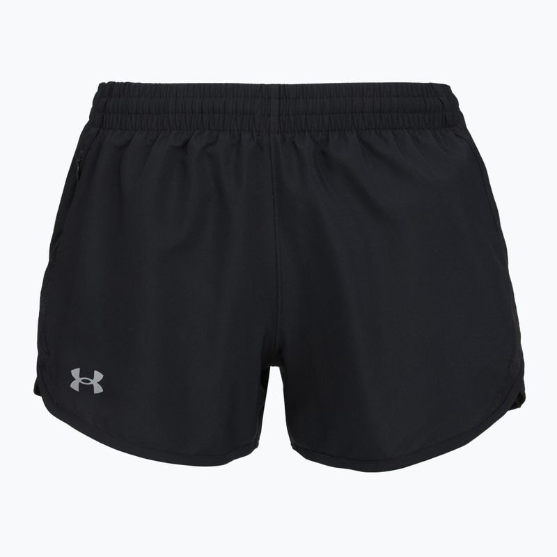Spodenki do biegania damskie Under Armour Fly By 3" black/black/reflective