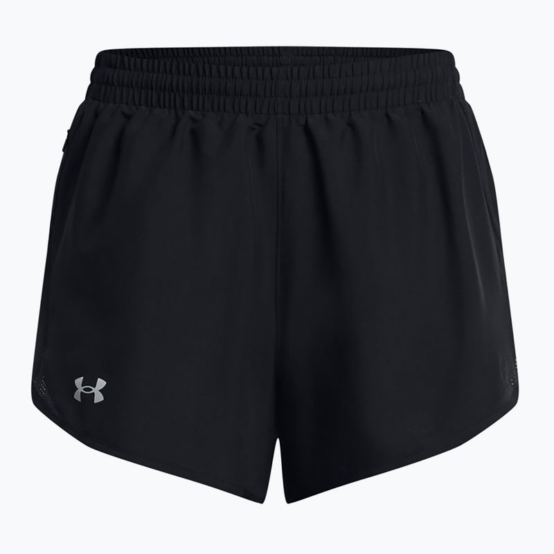 Spodenki do biegania damskie Under Armour Fly By 3" black/black/reflective