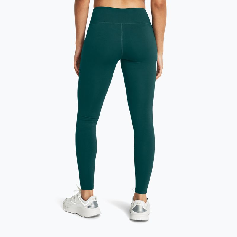 Legginsy damskie Under Armour Campus hydro teal/white 3