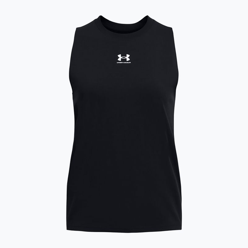 Tank top treningowy damski Under Armour Rival Muscle Tank black/white