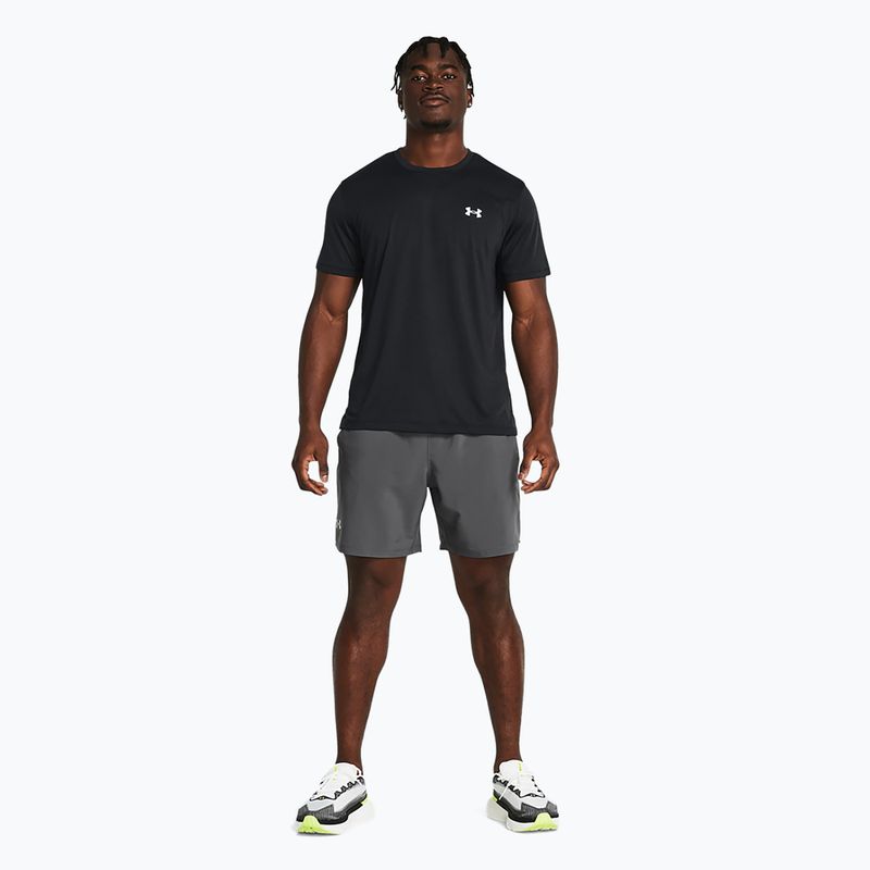 Spodenki do biegania męskie Under Armour Launch 7" castlerock/castlerock/reflective 2
