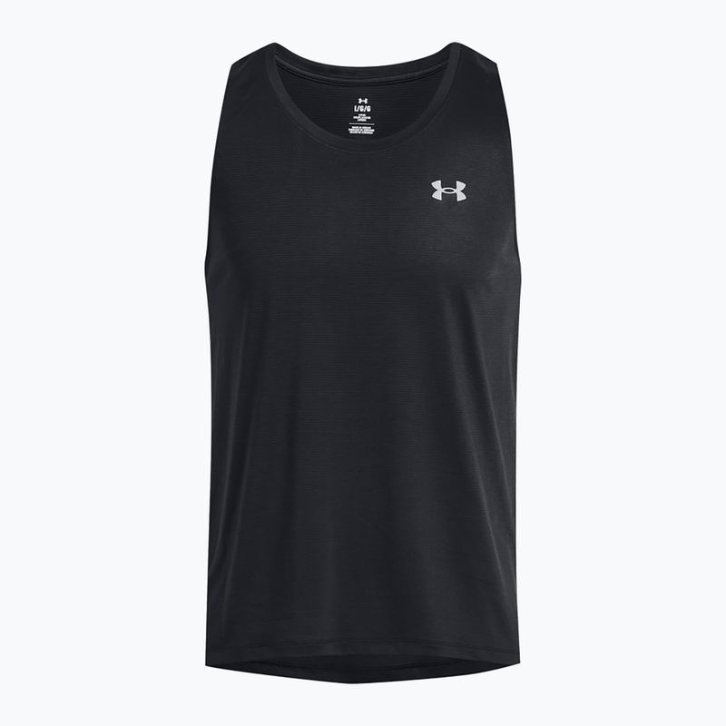 Koszulka do biegania męska Under Armour Launch Singlet black/reflective 4
