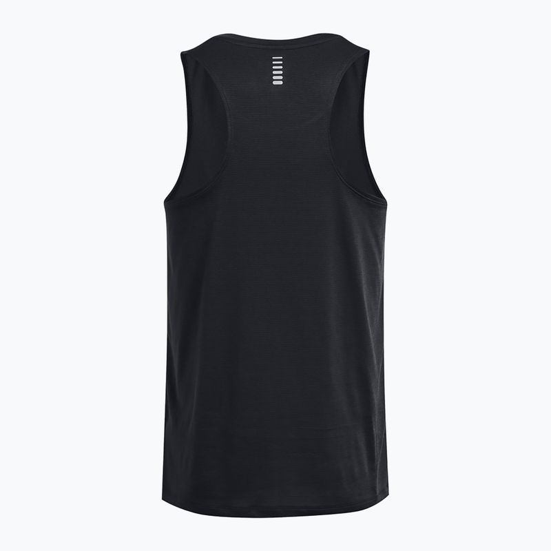 Koszulka do biegania męska Under Armour Launch Singlet black/reflective 5