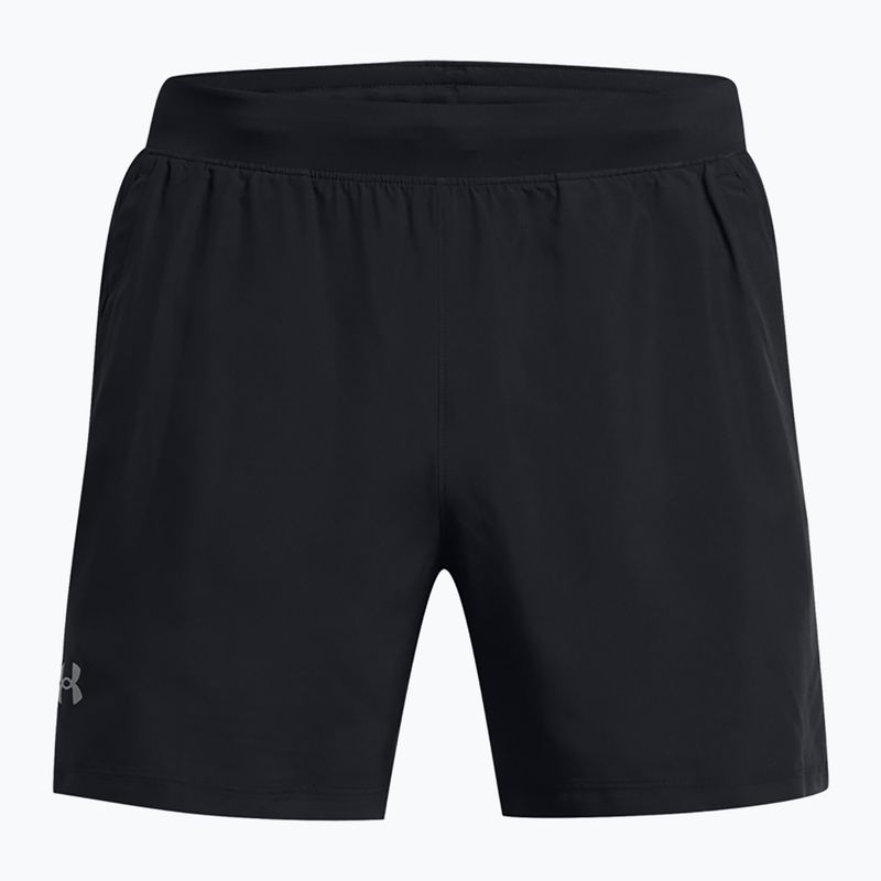 Spodenki do biegania męskie Under Armour Launch 5" black/black/reflective