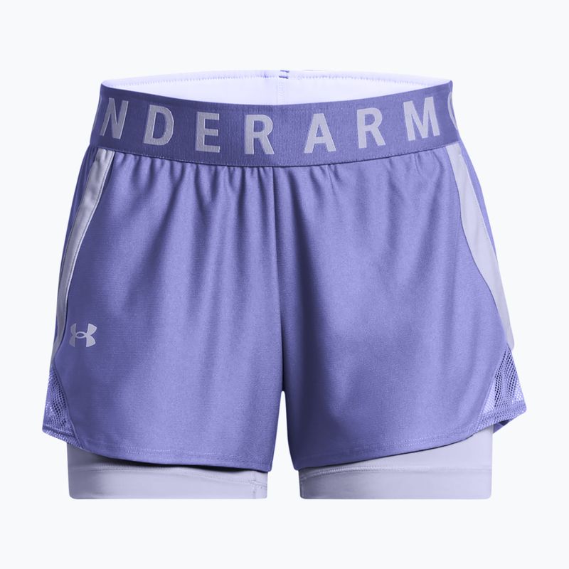 Spodenki treningowe damskie Under Armour Play Up 2-In-1 starlight/ celeste/celeste 5