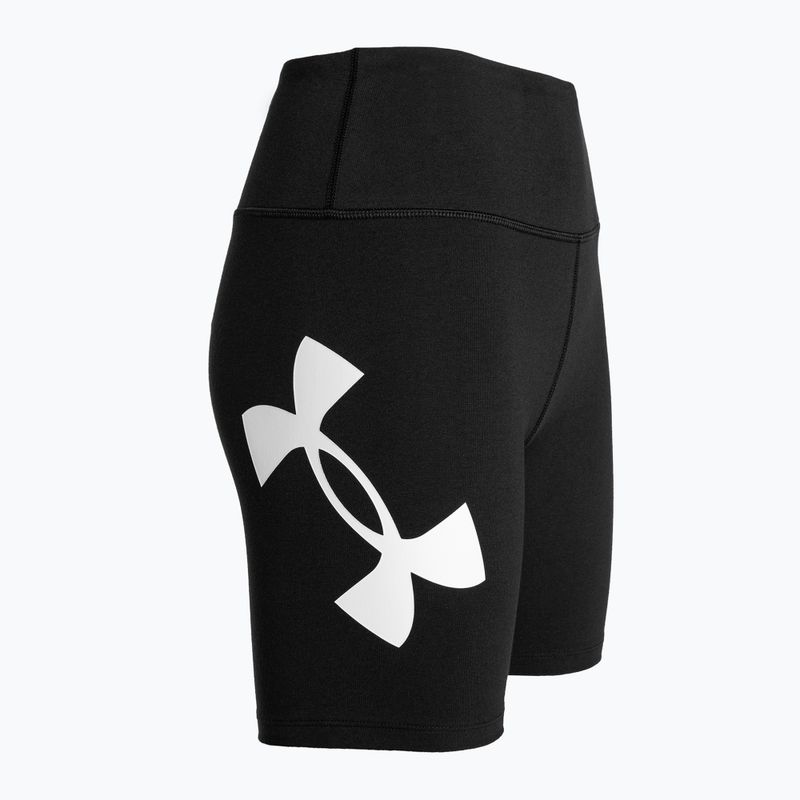 Spodenki damskie Under Armour Capmus 7in black/white 7