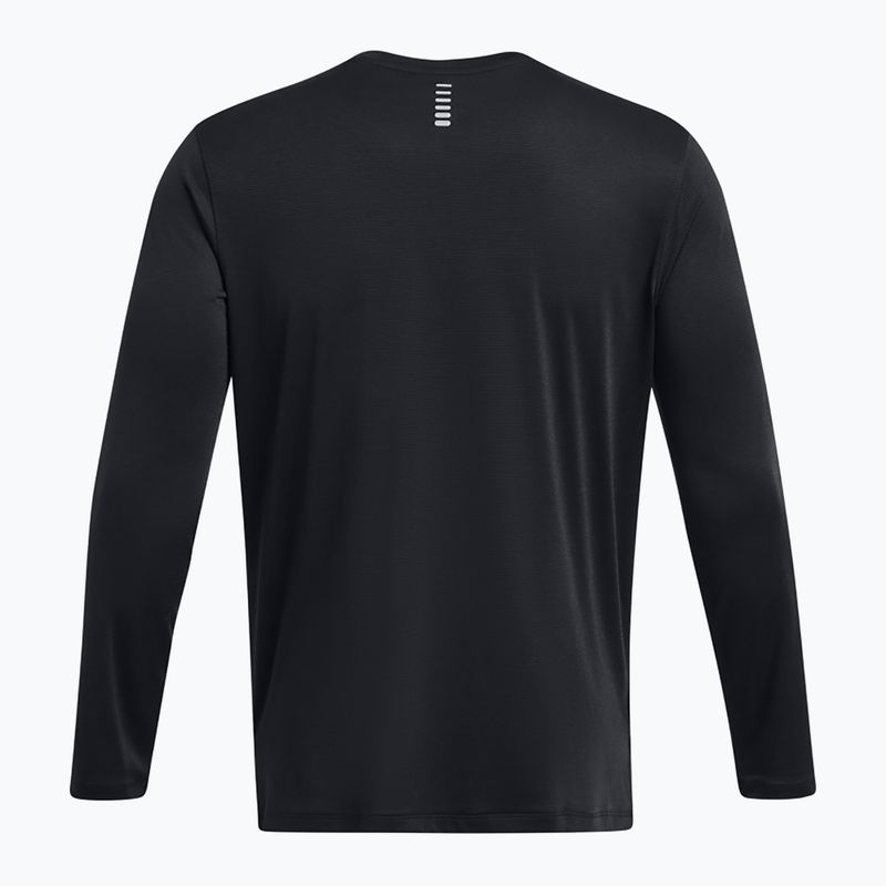 Longsleeve do biegania męski Under Armour Launch black/reflective 2