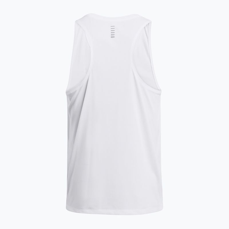 Koszulka do biegania męska Under Armour Launch Singlet white/reflective 2