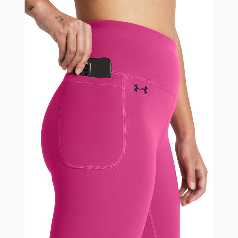 Spodenki treningowe damskie Under Armour Motion Bike Short astro pink/black 4