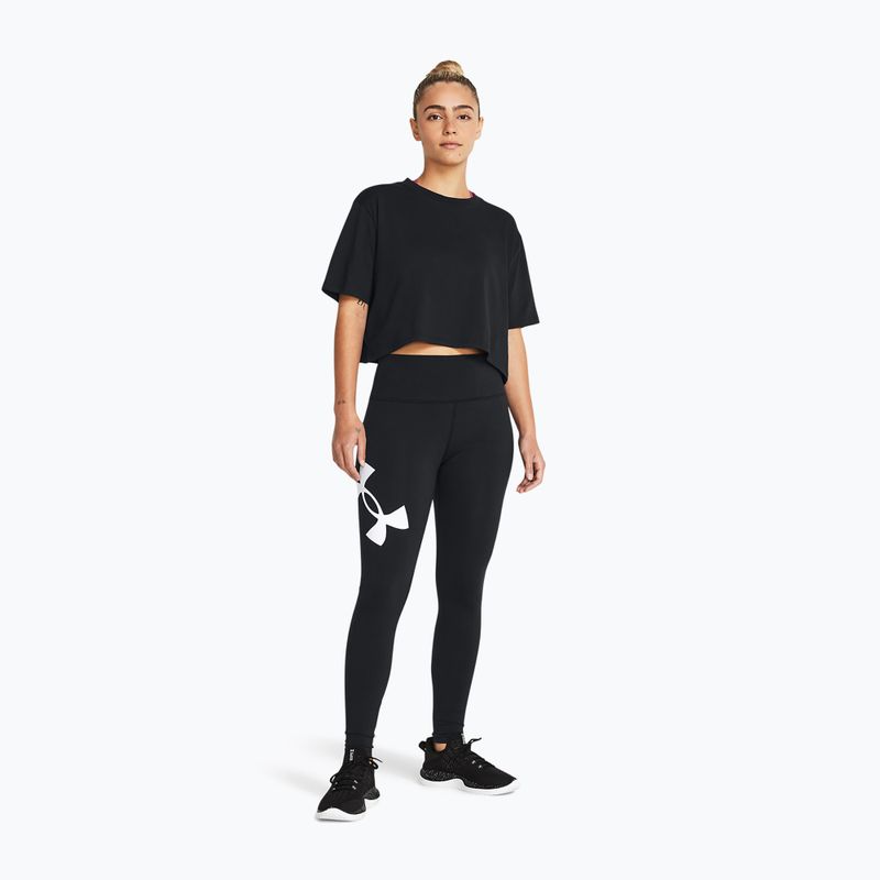 Legginsy treningowe damskie Under Armour Campus black/white 2
