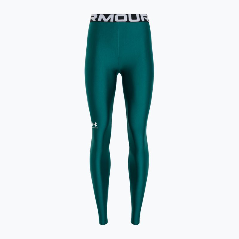 Legginsy damskie Under Armour HeatGear hydro teal/white 5