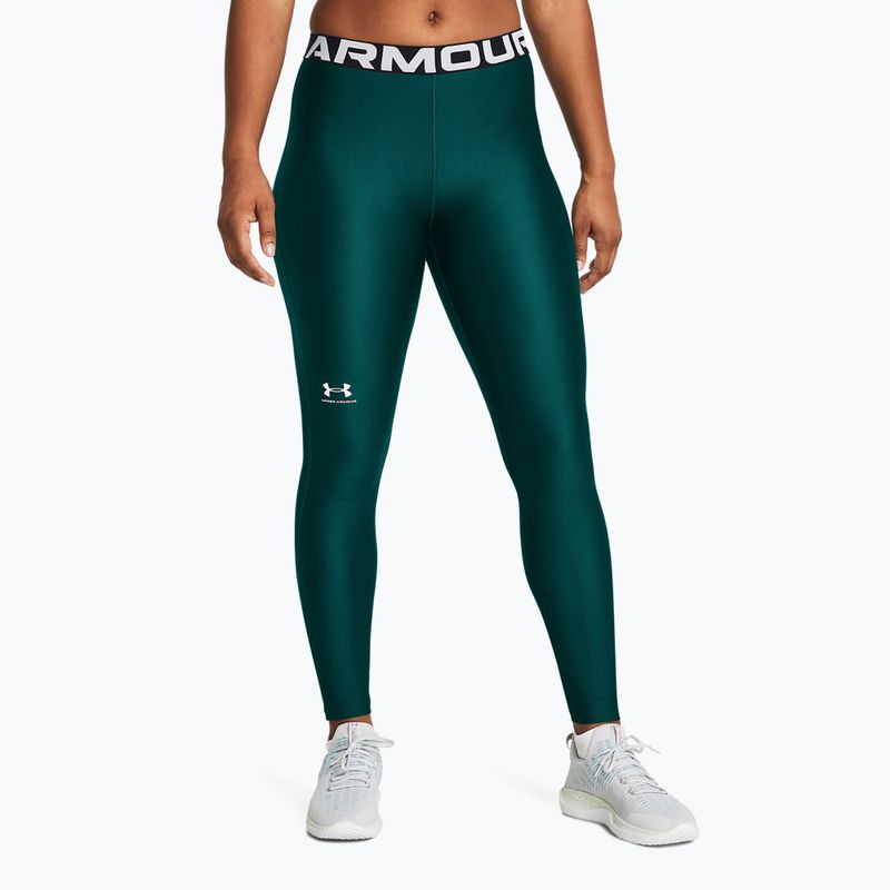 Legginsy damskie Under Armour HeatGear hydro teal/white