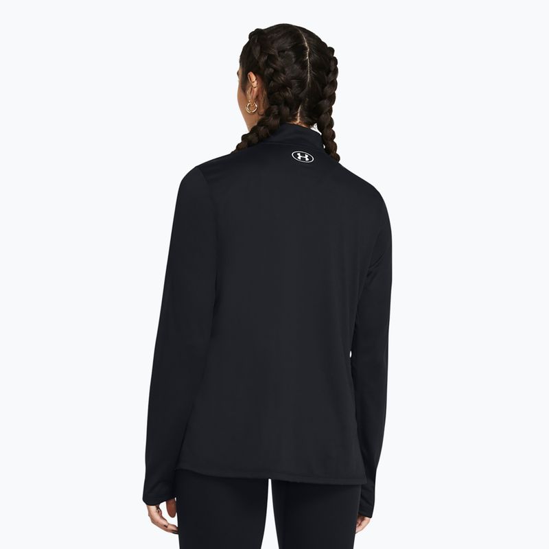 Bluza damska Under Armour Tech 1/2 Zip Solid black/white 2