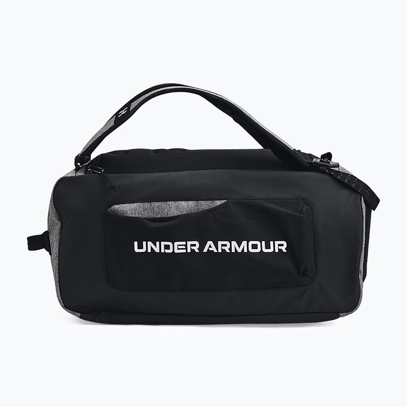 Torba treningowa Under Armour Contain Duo 40 l castlerock medium heather/black/white 2