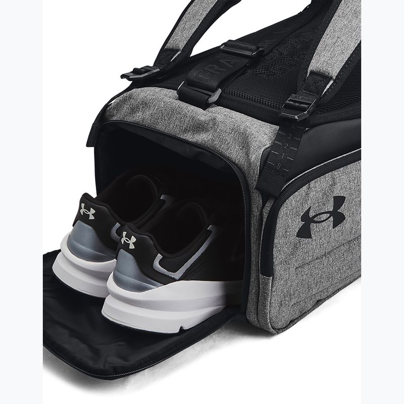 Torba treningowa Under Armour Contain Duo 40 l castlerock medium heather/black/white 5
