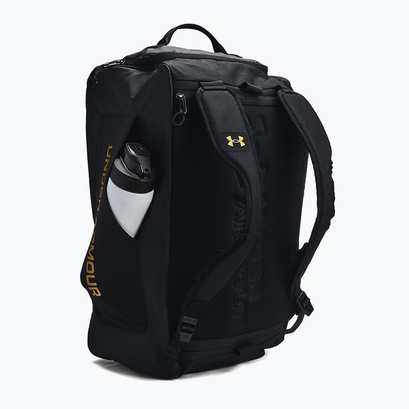 Torba treningowa Under Armour Contain Duo 50 l black/metallic gold 3