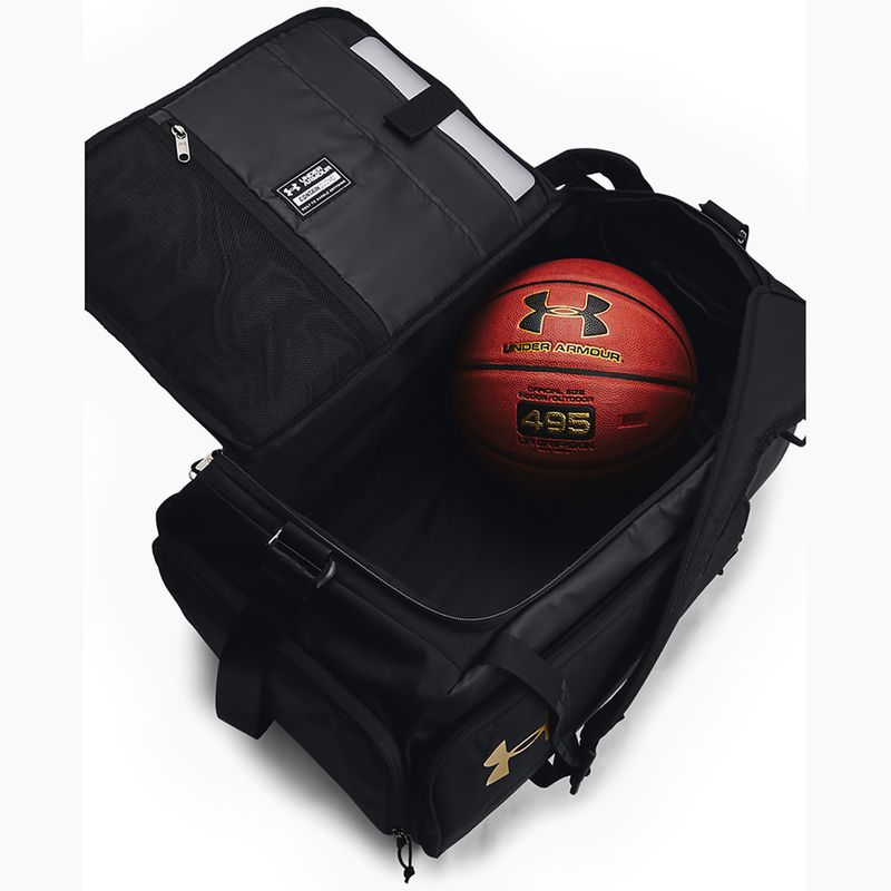 Torba treningowa Under Armour Contain Duo 50 l black/metallic gold 4