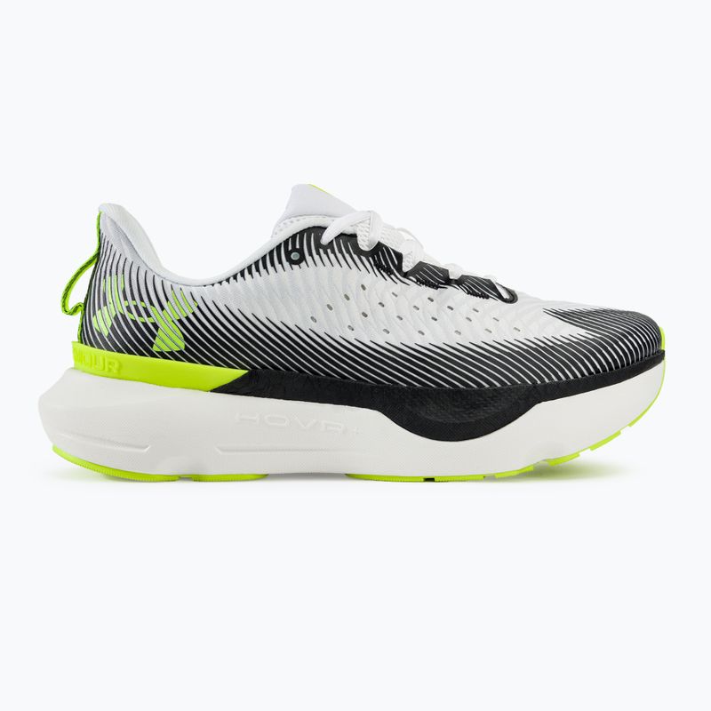 Buty do biegania męskie Under Armour Infinite Pro white/black/high vis yellow 2