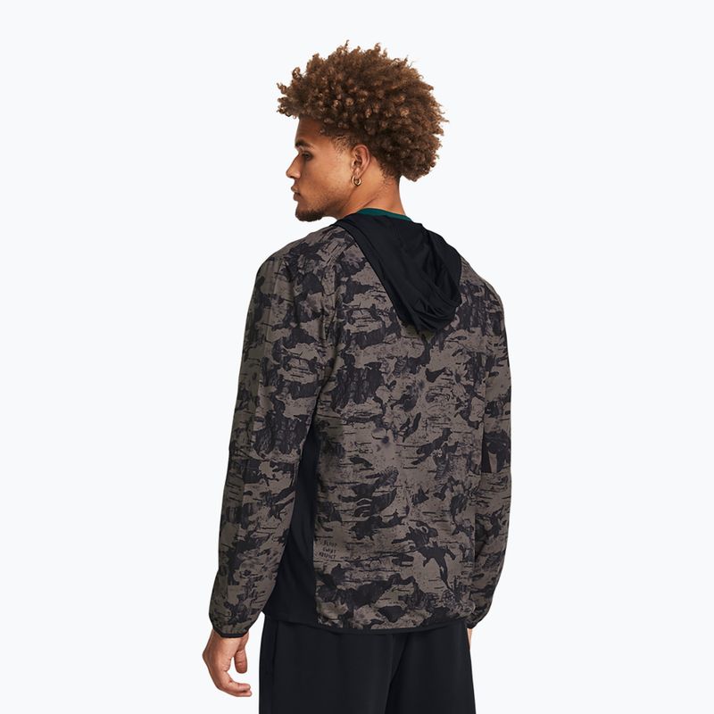 Kurtka męska Under Armour Project Rock Iso Tide Hybrid brown 2