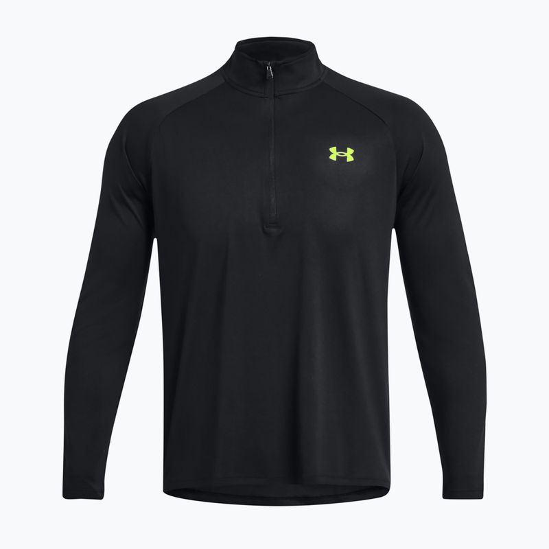 Bluza męska Under Armour Tech 2.0 1/2 Zip black/high vis yellow 4