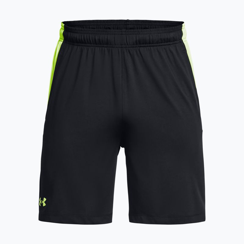 Spodenki treningowe męskie Under Armour Tech Vent black/high-vis yellow/high-vis yellow 5