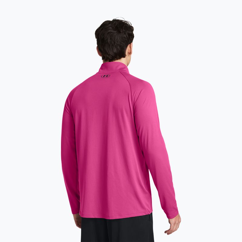 Bluza męska Under Armour Tech 2.0 1/2 Zip astro pink/black 2