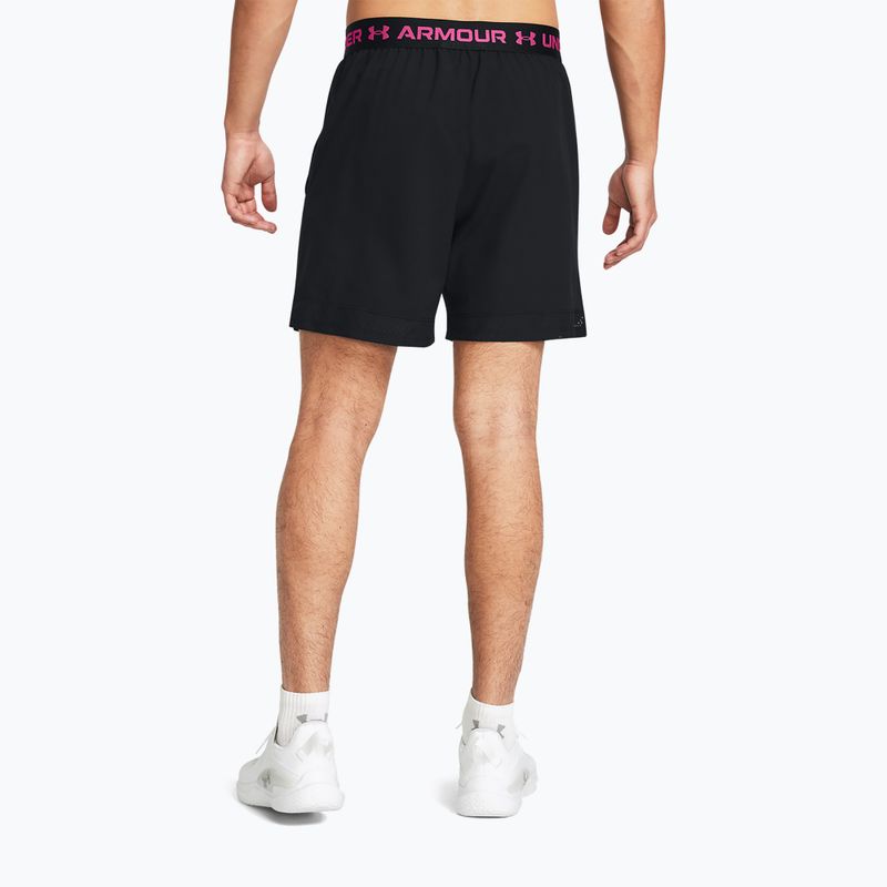 Spodenki treningowe męskie Under Armour Ua Vanish Woven 6in black/astro pink 3