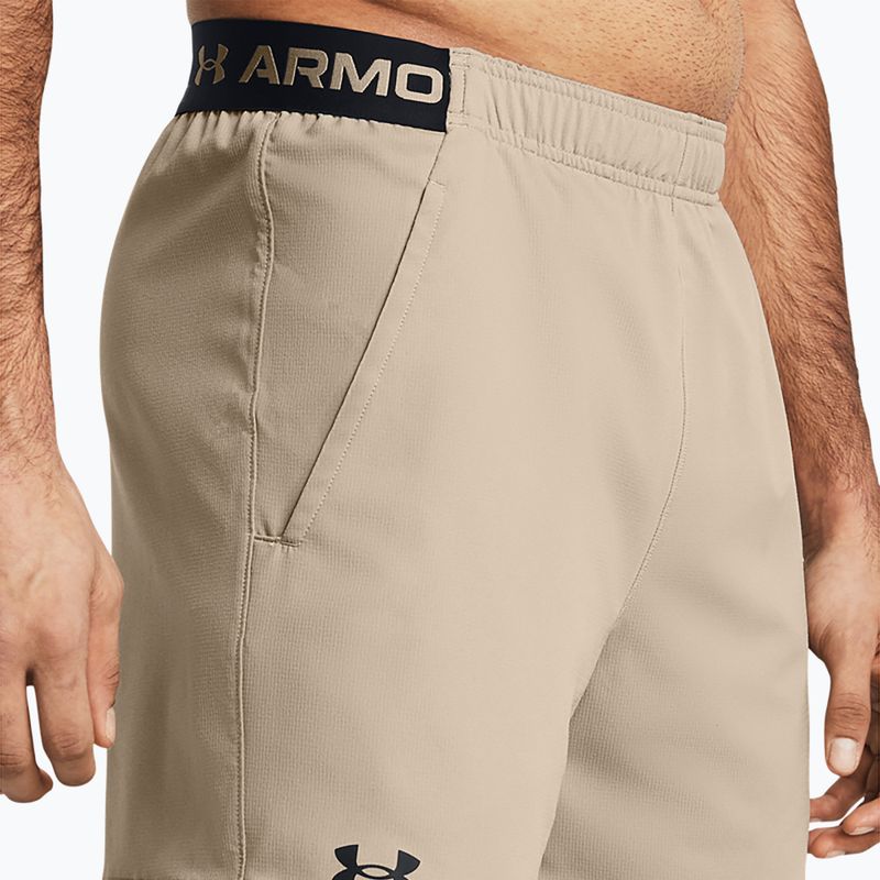 Spodenki treningowe męskie Under Armour UA Vanish Woven 6in timberwolf taupe/black 4