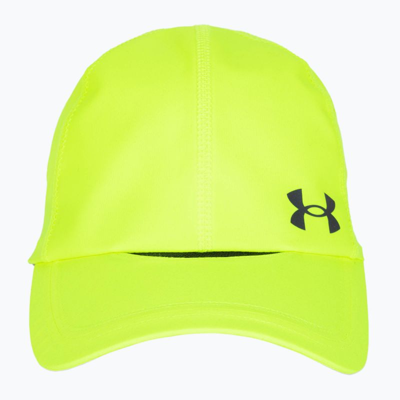 Czapka z daszkiem męska Under Armour Launch high-vis yellow/black/reflective 2