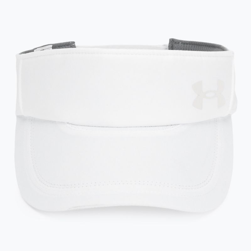 Daszek do biegania damski Under Armour Launch white/black/distant gray 2