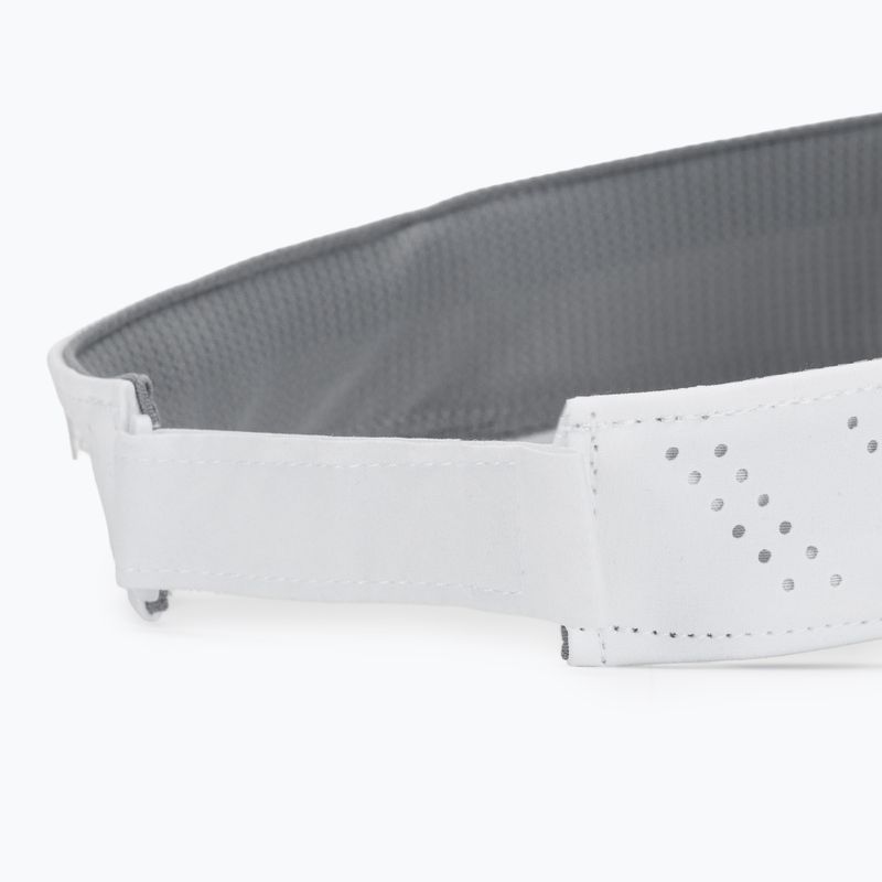 Daszek do biegania damski Under Armour Launch white/black/distant gray 4