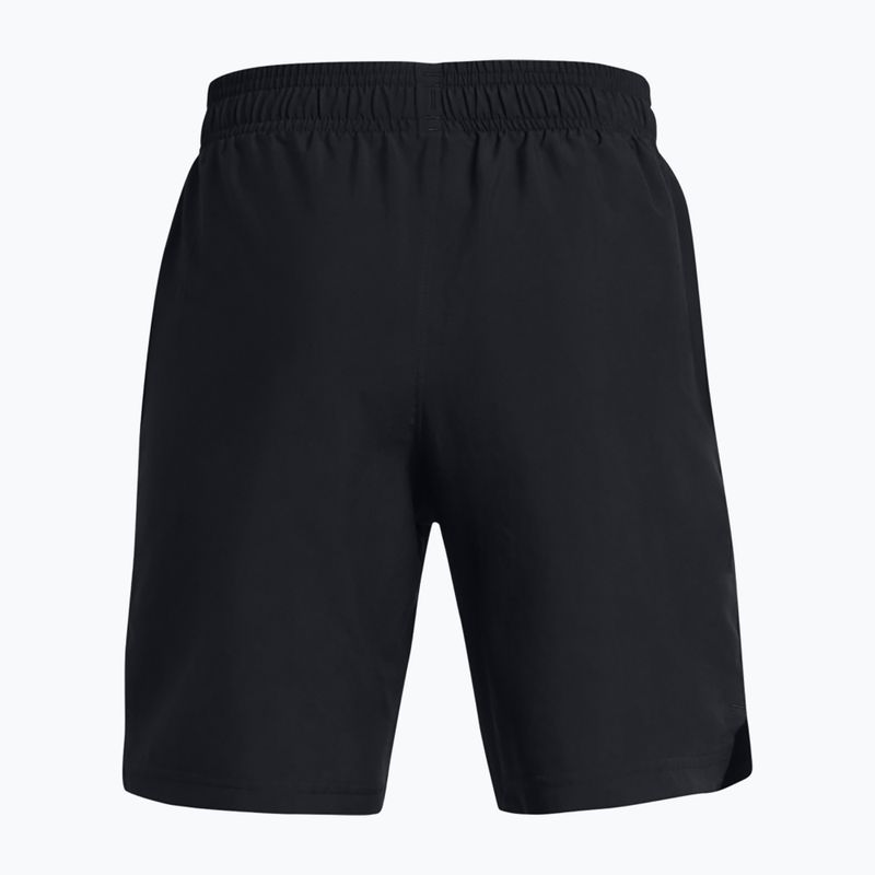 Spodenki treningowe dziecięce Under Armour Woven Wordmark black 2