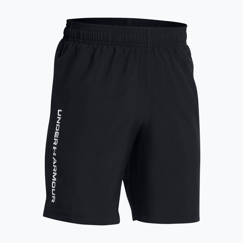 Spodenki treningowe dziecięce Under Armour Woven Wordmark black 3