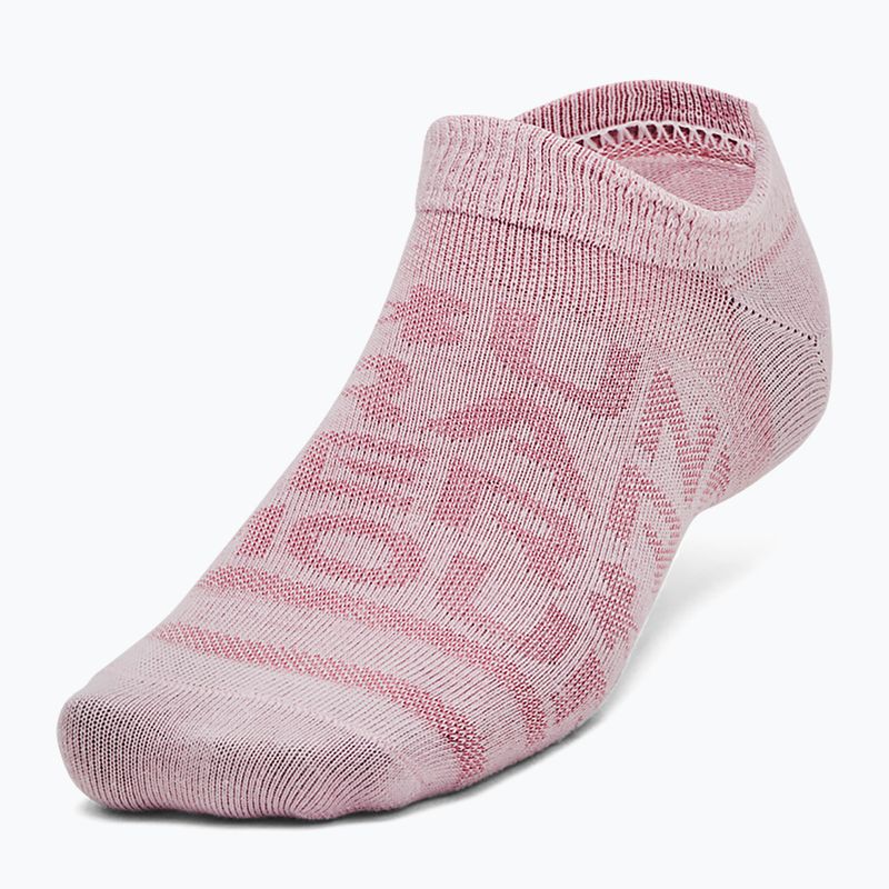 Skarpety Under Armour Essential No Show 6 par pink elixir/prime pink/pink elixir 2