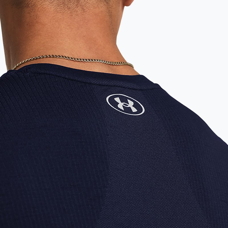 Koszulka treningowa męska Under Armour Vanish Seamless midnight navy/mod gray 3