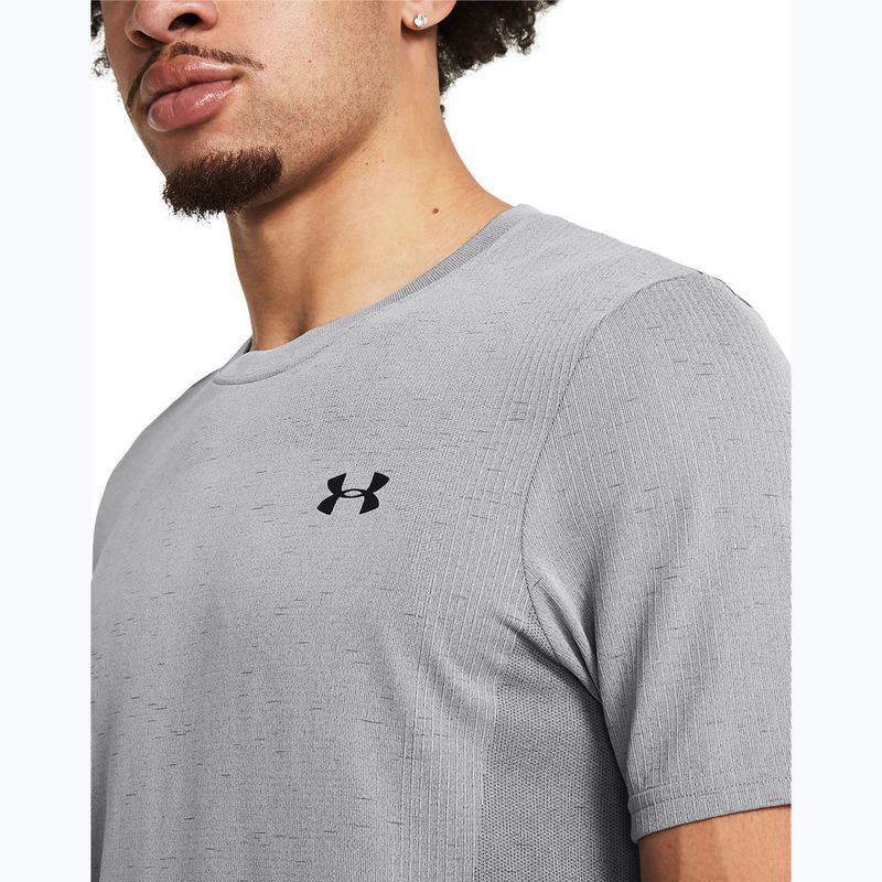 Koszulka treningowa męska Under Armour Vanish Seamless mod gray/black 3