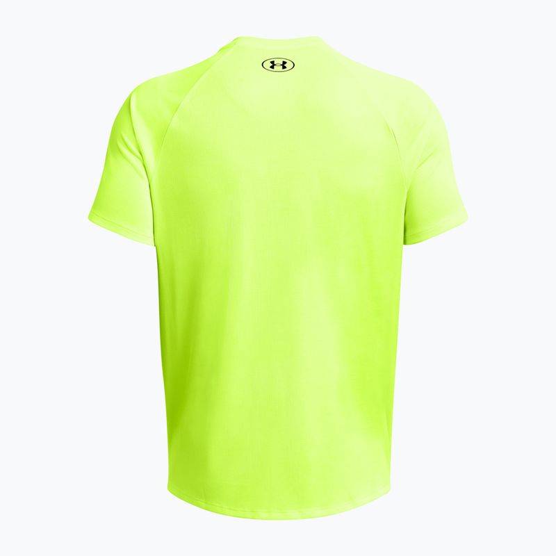 Koszulka treningowa męska Under Armour Tech Textured high vis yellow/black 5