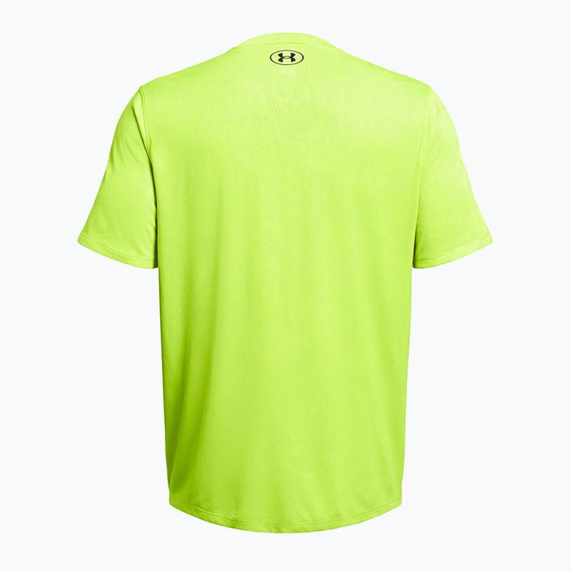 Koszulka treningowa męska Under Armour Tech Vent Geode high vis yellow/black 5