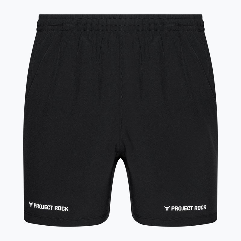 Spodenki treningowe męskie Under Armour Project Rock Ultimate 5" Training black/white