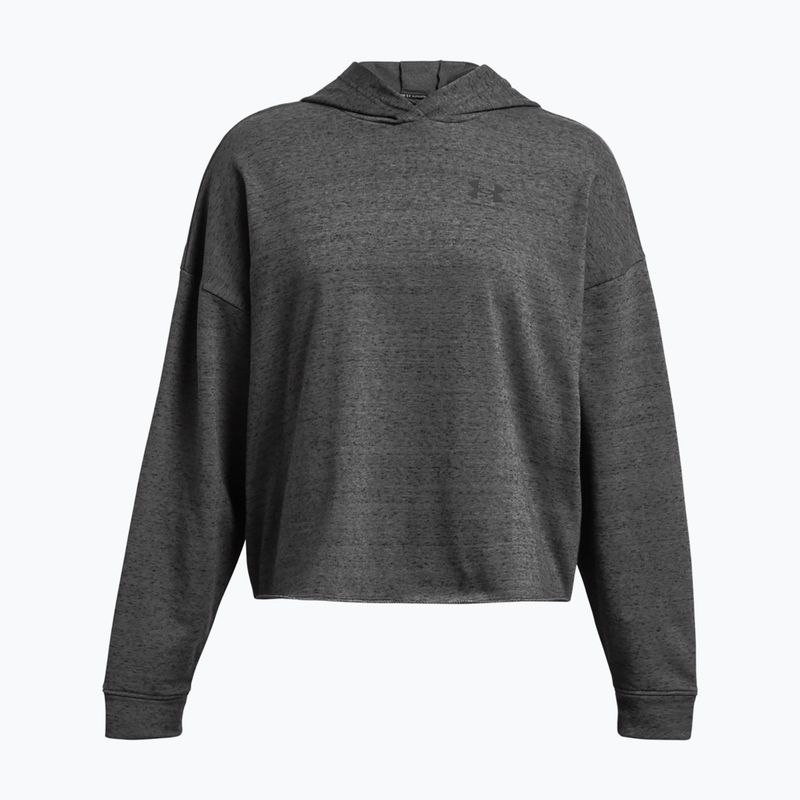 Bluza treningowa damska Under Armour Rival Terry OS Hoodie castlerock full heather/black 4