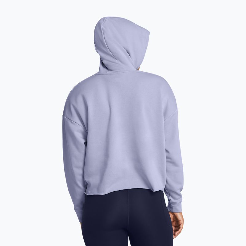 Bluza treningowa damska Under Armour Rival Terry OS Hoodie celeste/white 2