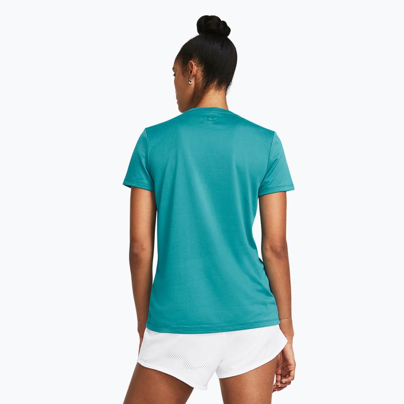 Koszulka treningowa damska Under Armour Tech Big Logo HD circuit teal/coastal teal 2