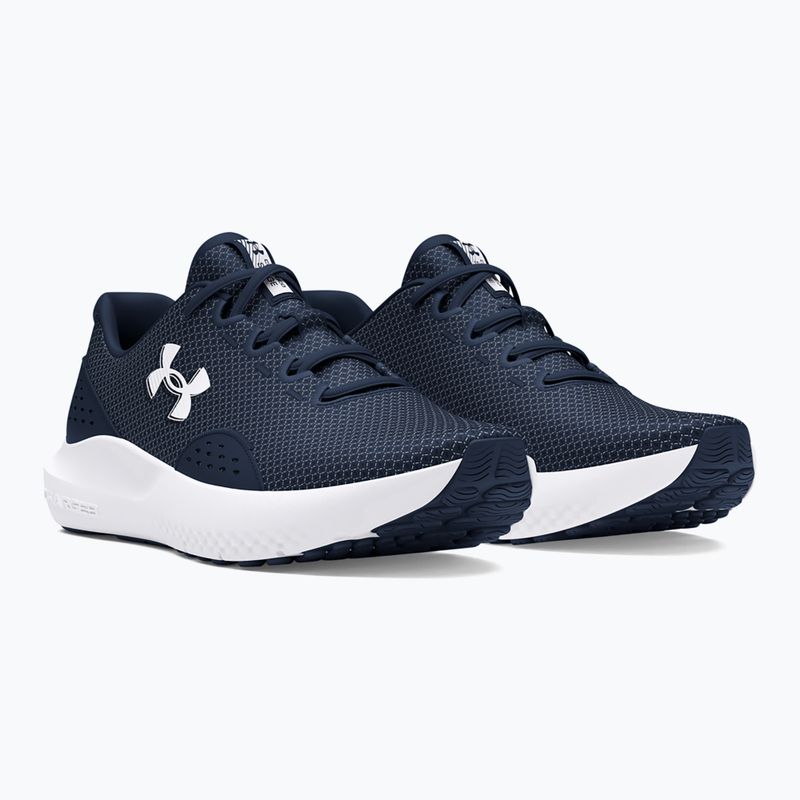 Buty do biegania męskie Under Armour Charged Surge 4 academy/academy/white 3