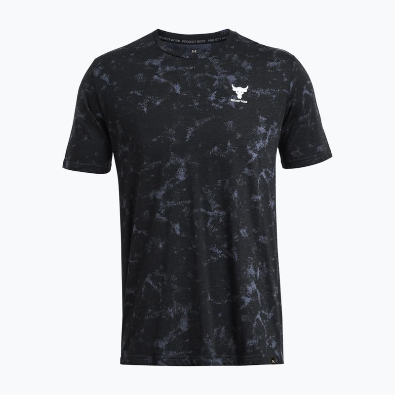 Koszulka treningowa męska Under Armour Project Rock Payoff AOP Graphic black/silt 3