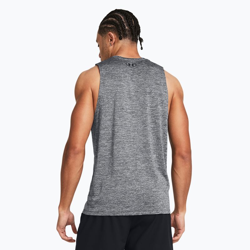 Koszulka treningowa męska Under Armour Tech Tank castlerock/black 2